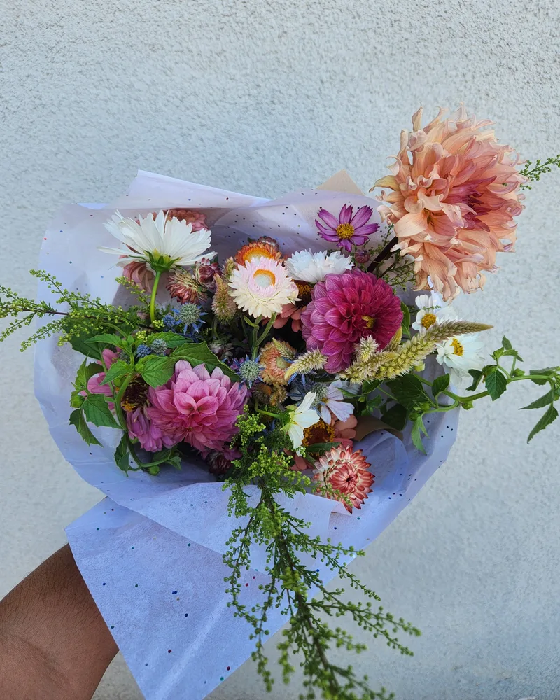 Seasonal Wrapped Bouquet